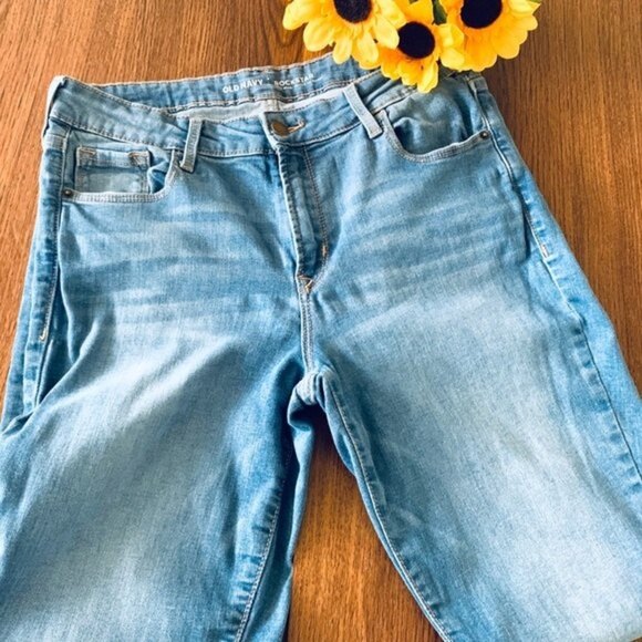 Old Navy Rockstar Mid-Rise‎ Size 10 Jeans - Picture 13 of 14